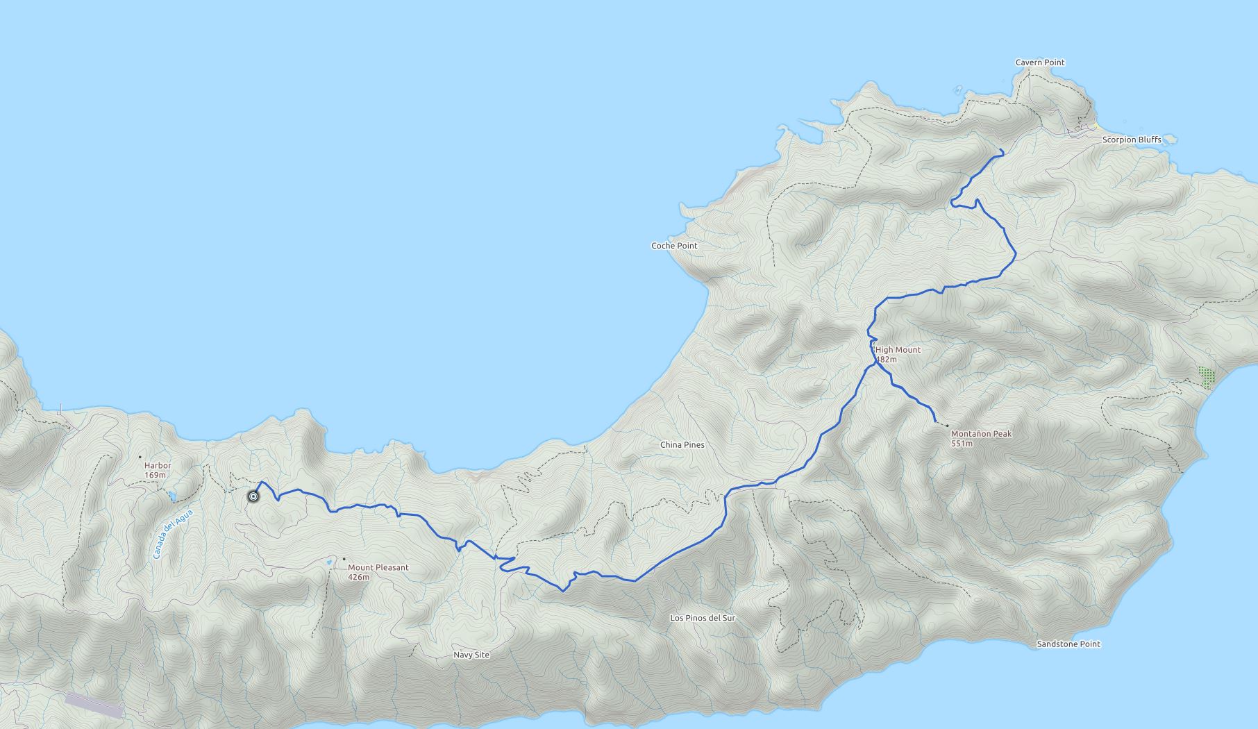 2021-03-19-SantaCruzIsland-DelNorteToElMontanonToScorpian